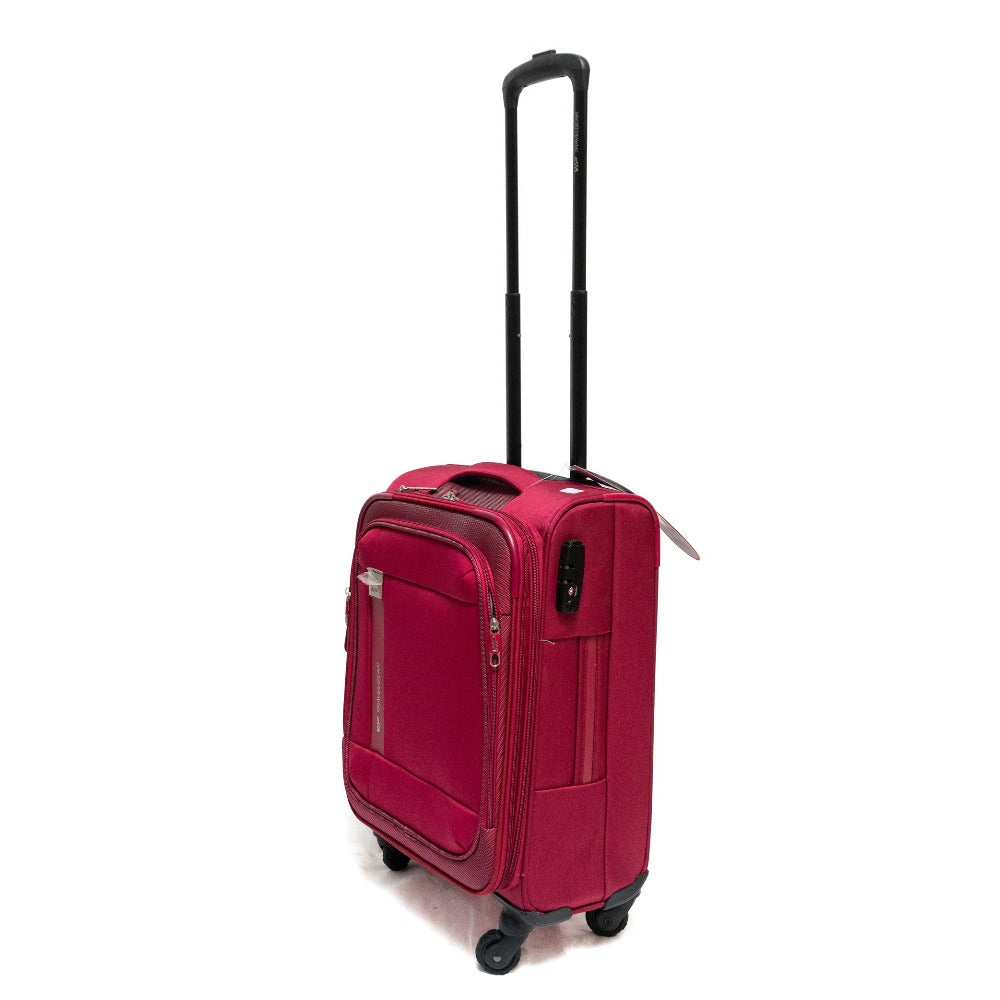 Red Trolley Bag by VIP Travelgear: Constructed from Polyester