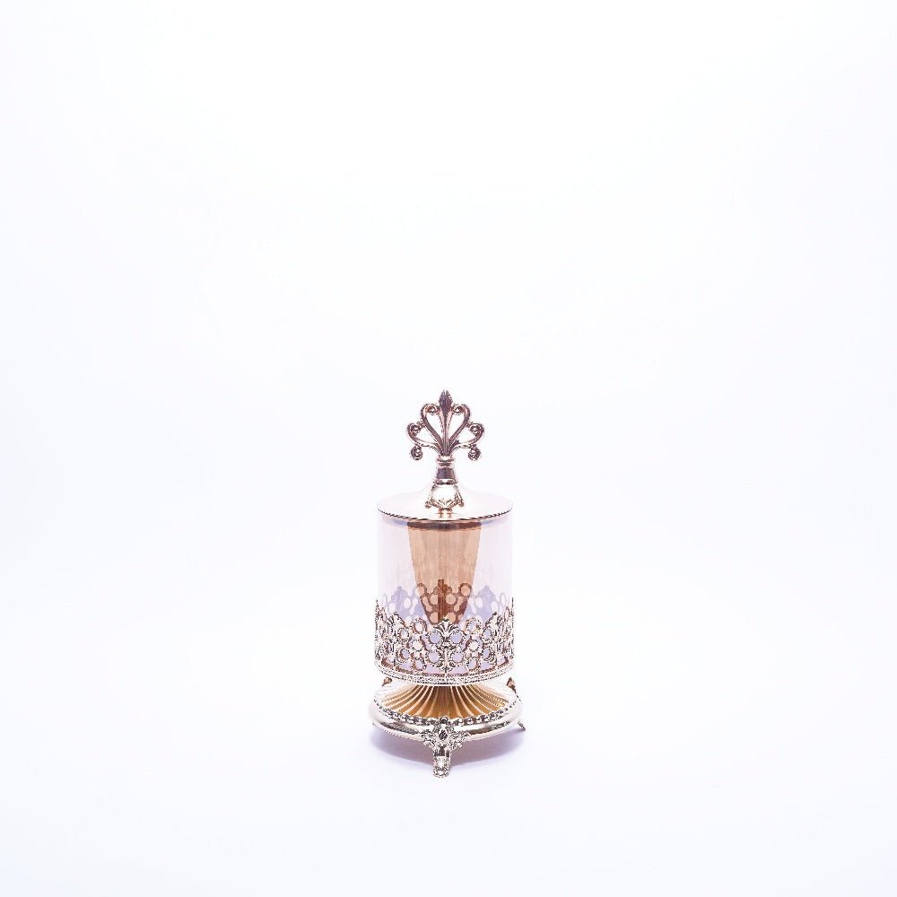 Glass Elegance: Transparent Candy Jar for Sweet Delights