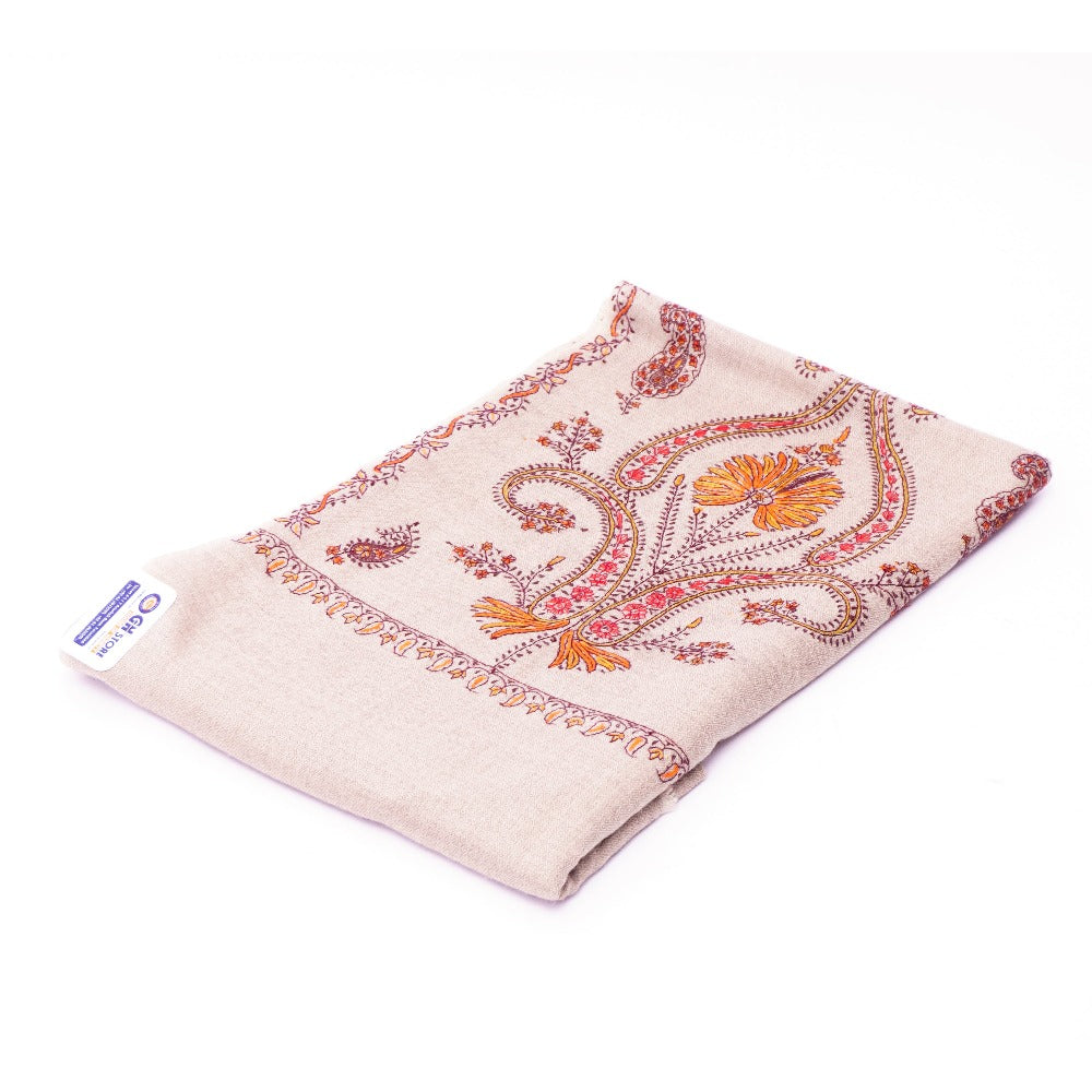 Elegant Embroidery on Women's Shawl: Elevate Your Style