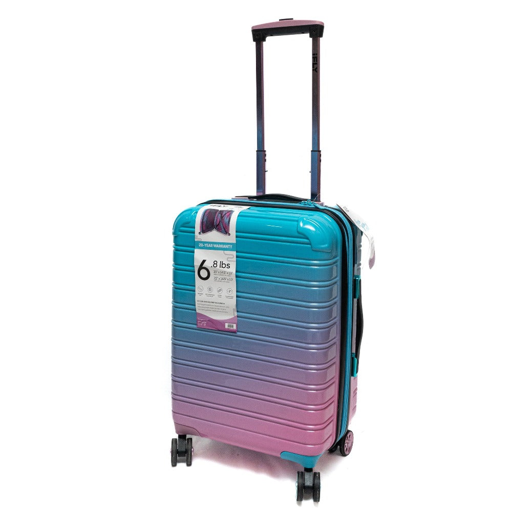 IFLY Trolley Bag Multishade Pink and Blue Gradient