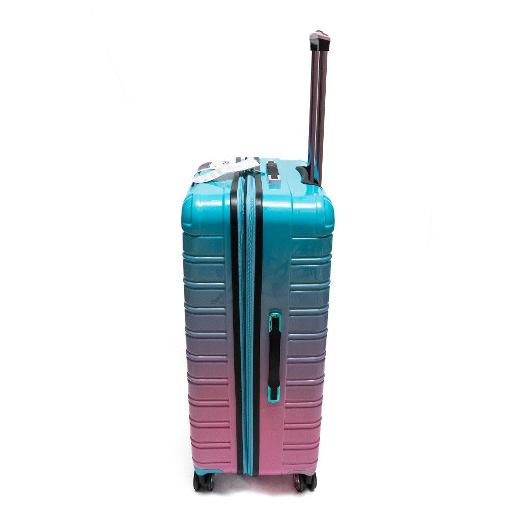 IFLY Trolley Bag Multishade Pink and Blue Gradient