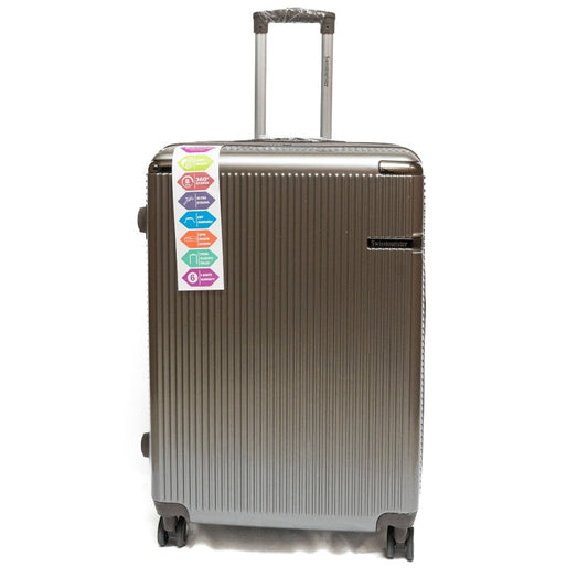 Swisstourister Trolley Bag Lightweight and Durable Travel Companion Matalic Silver