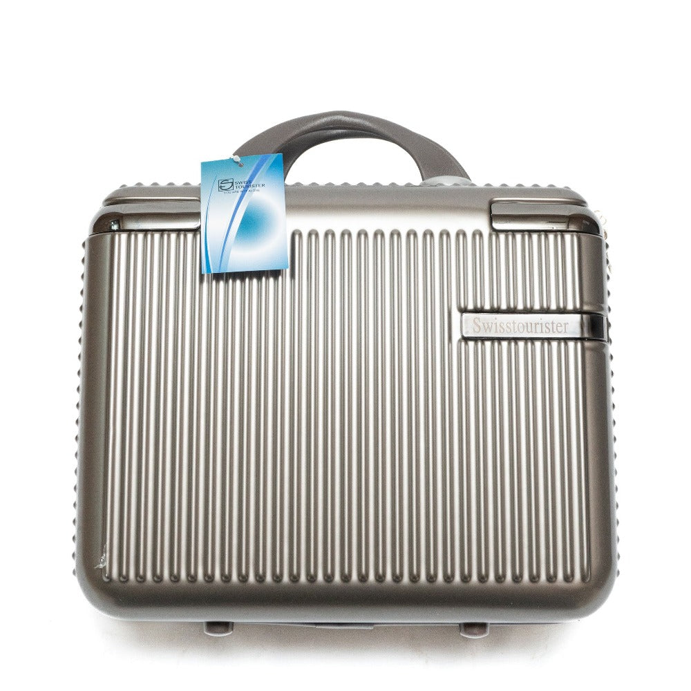 Swisstourister Trolley Bag Lightweight and Durable Travel Companion Matalic Silver