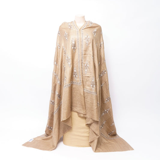 Elevate Your Style with Embroidered Elegance: Women's Shawl
