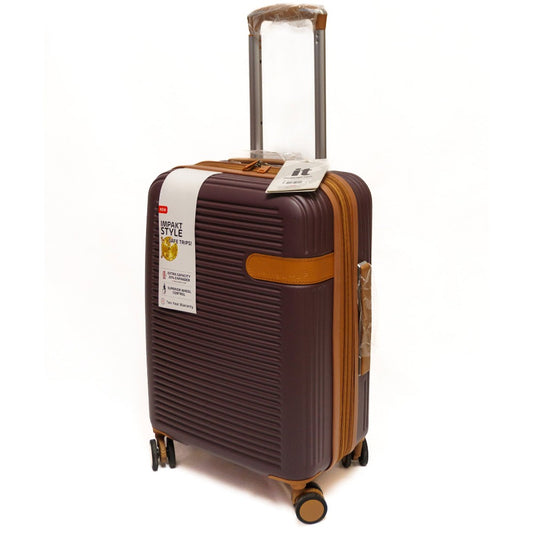 Coffee Brown Elegance: IT Luggages Travel Trolley Bag