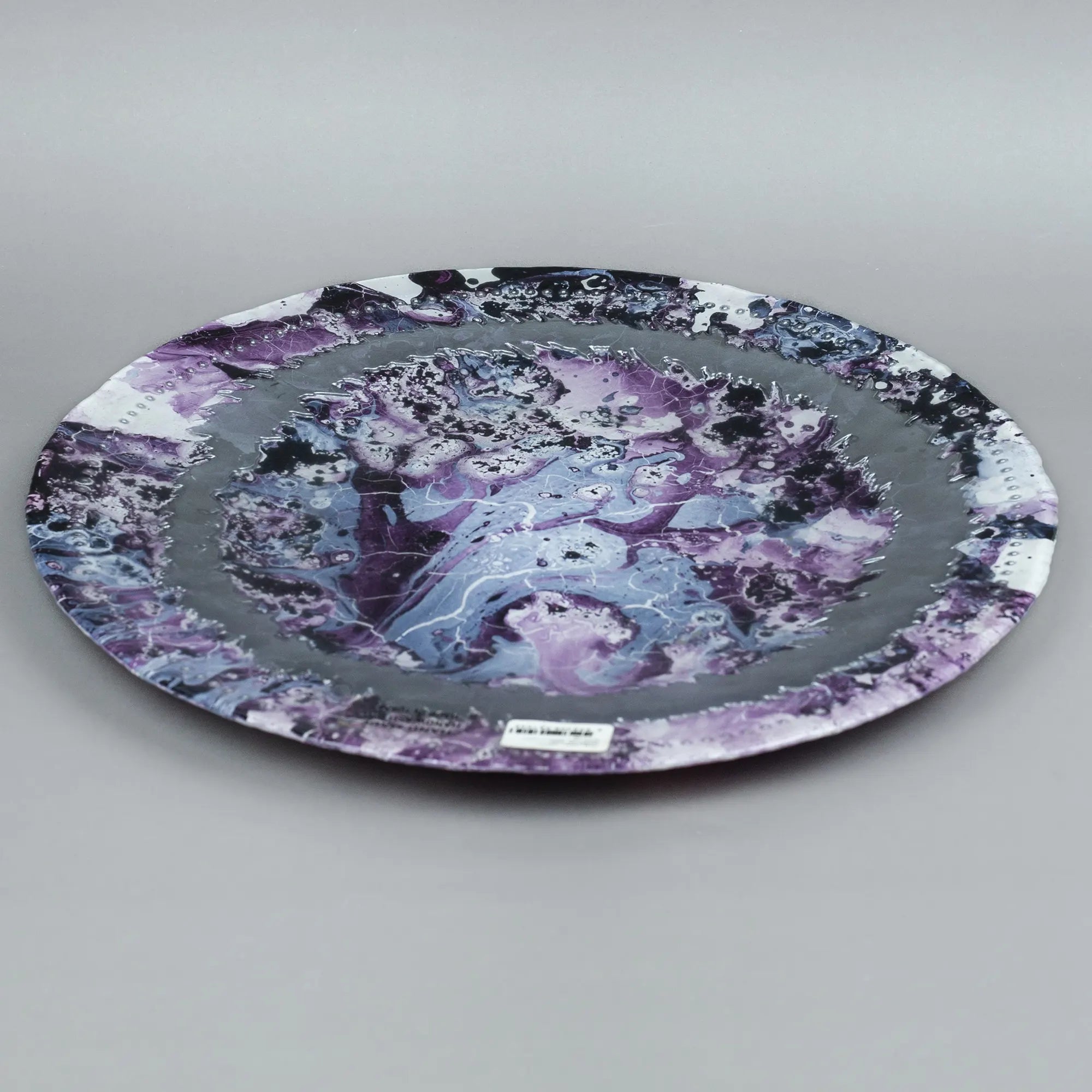 Abstract Swirl Decorative Platter in multicolor tone | Best Crockery