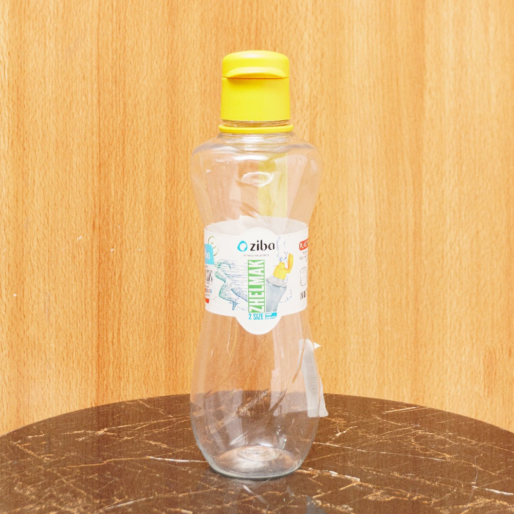 Transparent Water Bottle with Secure Lid Cap by Ziba Lifeware Iran: Hydration with Confidence