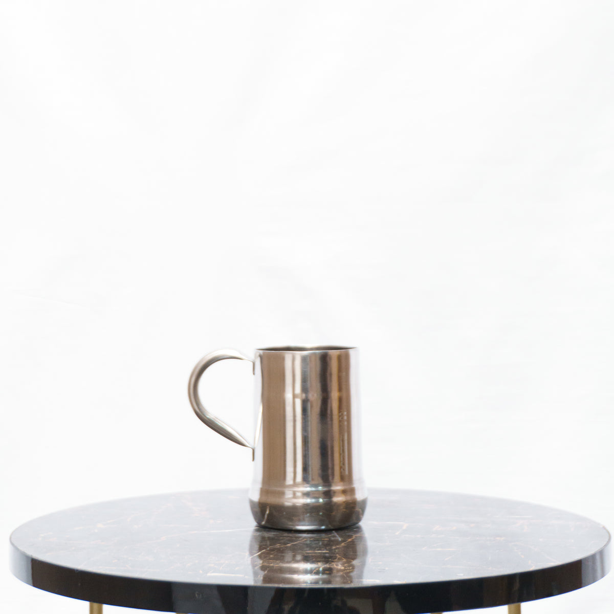 Stainless Steel Coffee Mug with Stylish Metal Handle