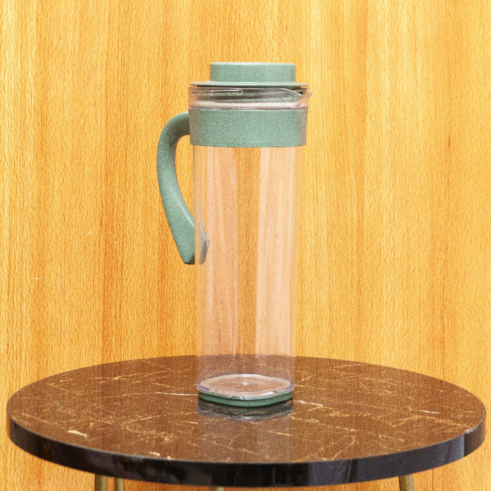 Transparent Circle Water Bottle with Convenient Openable Lid