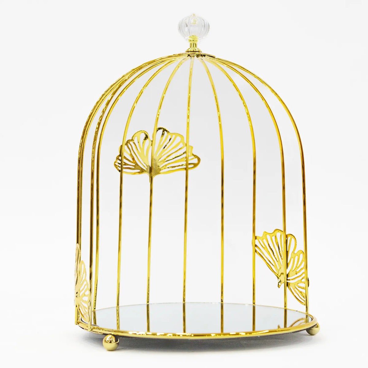 Golden Metal Cage-Style Dish: The Perfect Gift for Elegance and Utility