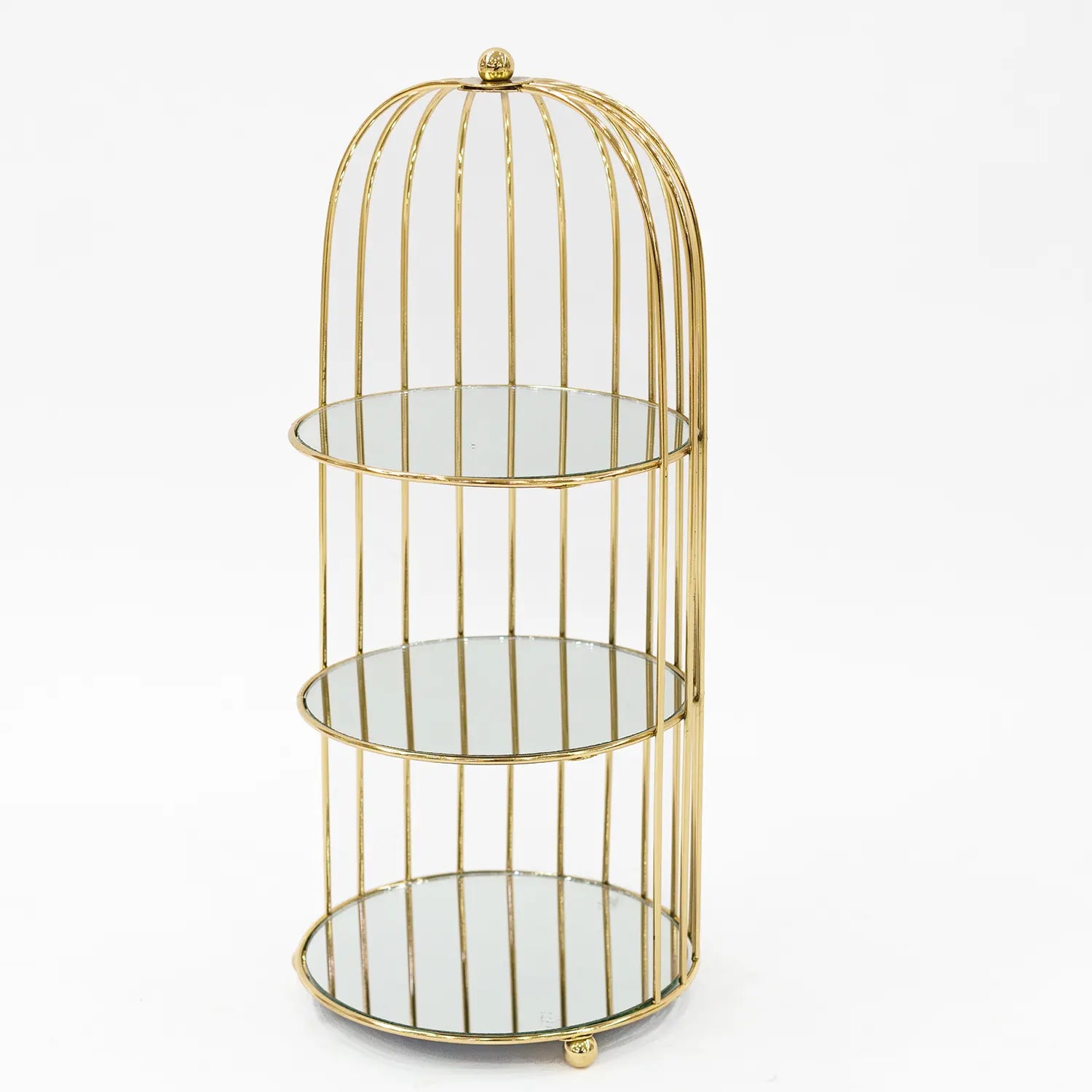 Golden Metal Cage-Style Dish: The Perfect Gift for Elegance and Utility