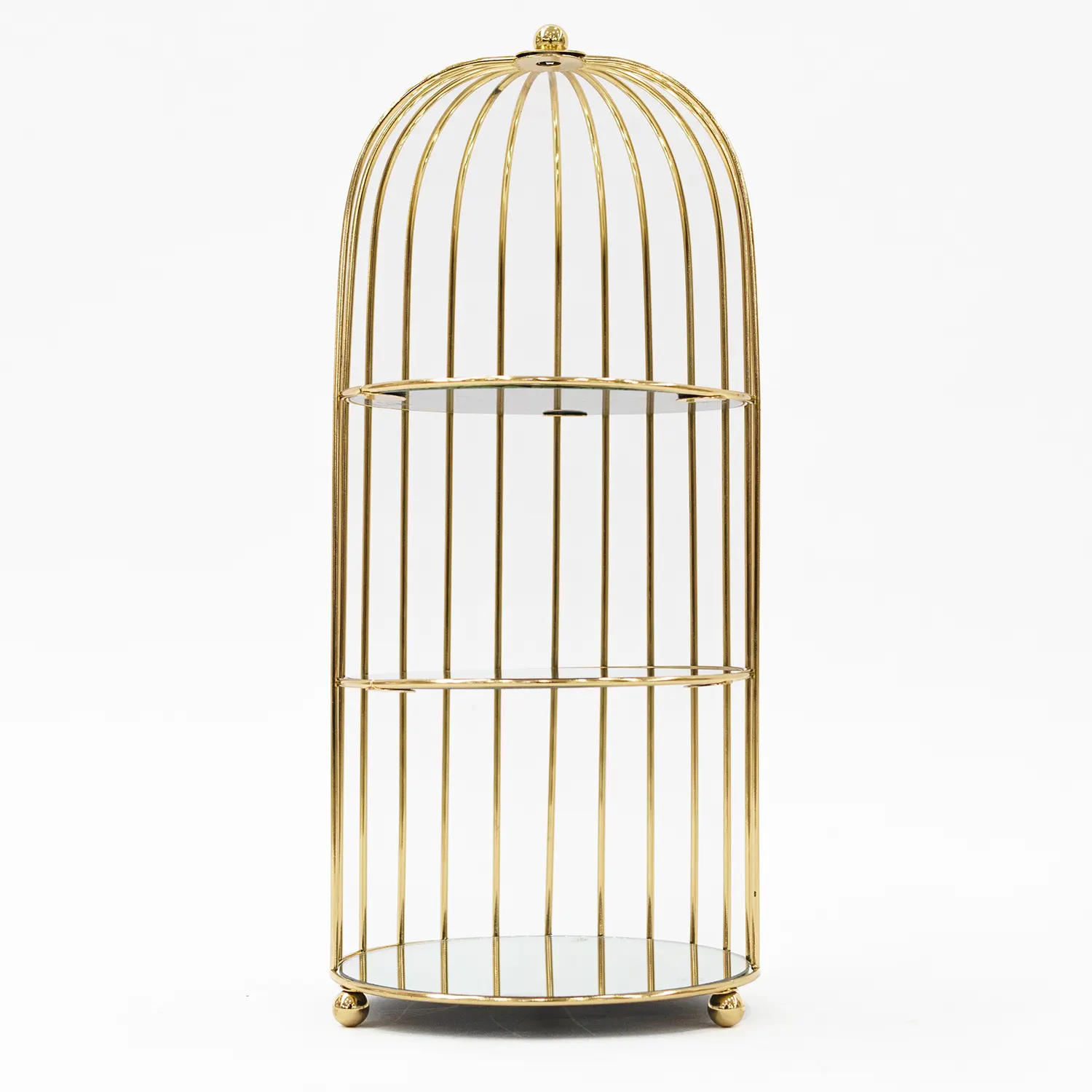 Golden Metal Cage-Style Dish: The Perfect Gift for Elegance and Utility