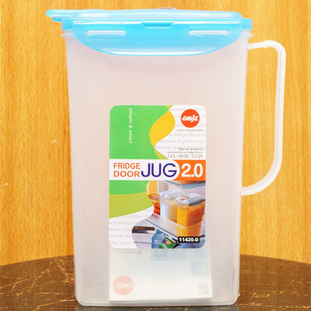 Emsa 2.0 Liter Fridge Door Jug: High-Quality Plastic for Fresh and Convenient Storage