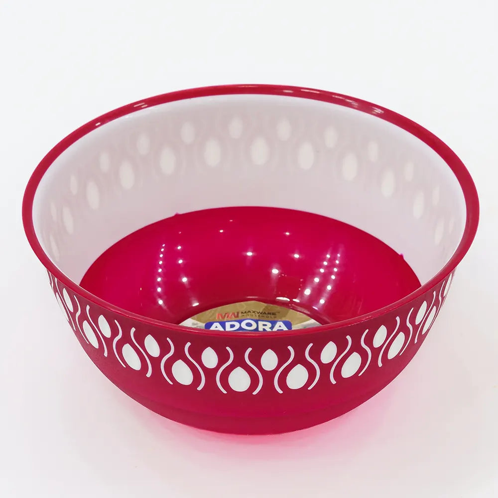 Versatile Plastic Bowl for Serving and Storage