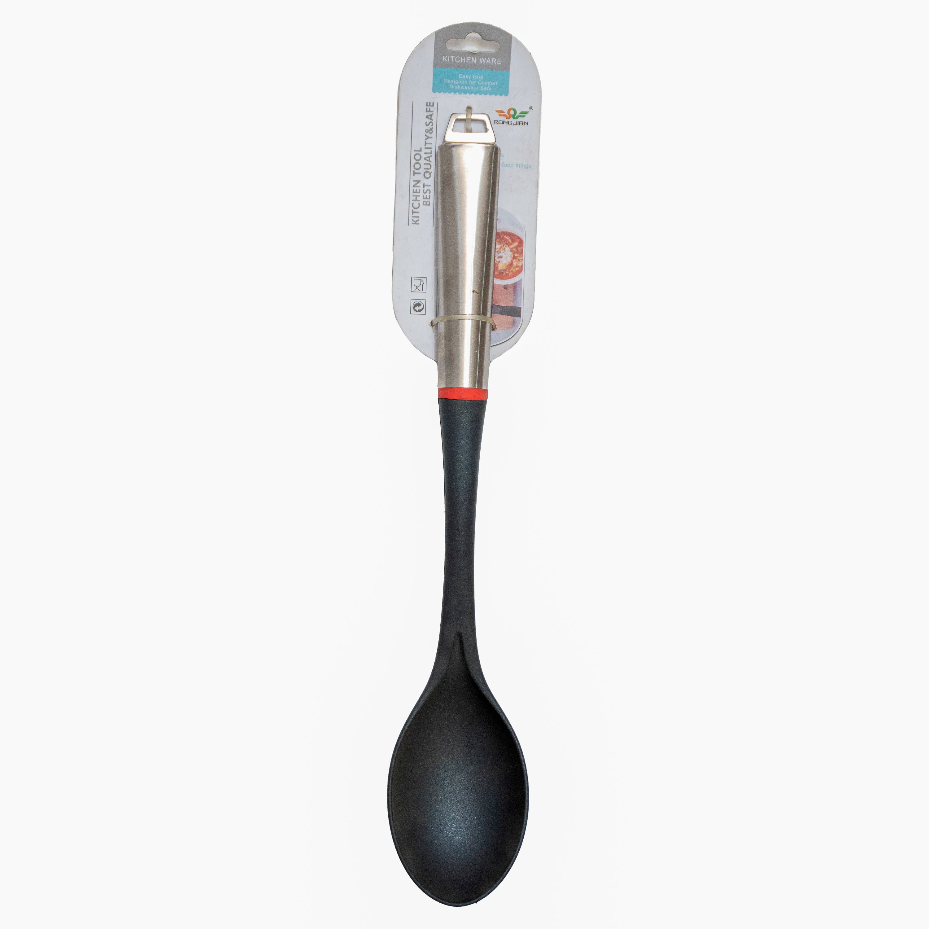 Rongjian Heat-Resistant Black Curry Spoon: Perfect Blend of Style and Functionality
