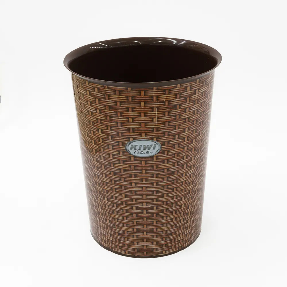 KIWI Collection Woven Wastebasket