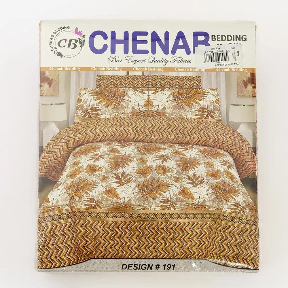 High-Quality Cotton Bed Sheets with Floral Pattern