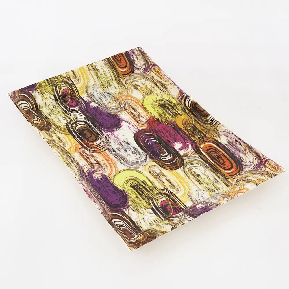 Modern Tray with Swirls Design 3 Pcs