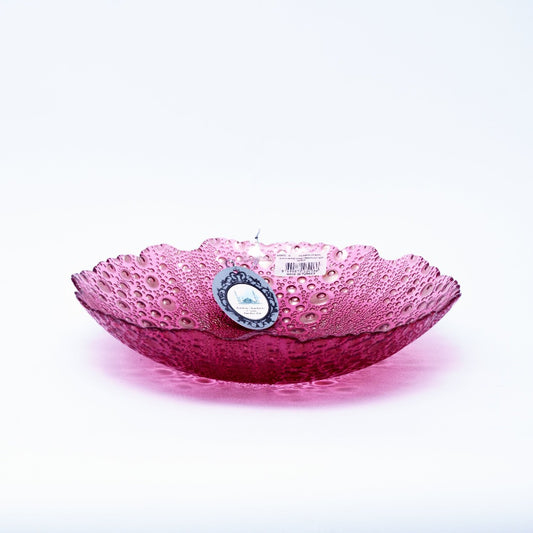 Kalkan 33CM Transparent Glass Bowl: Elegance in Simplicity