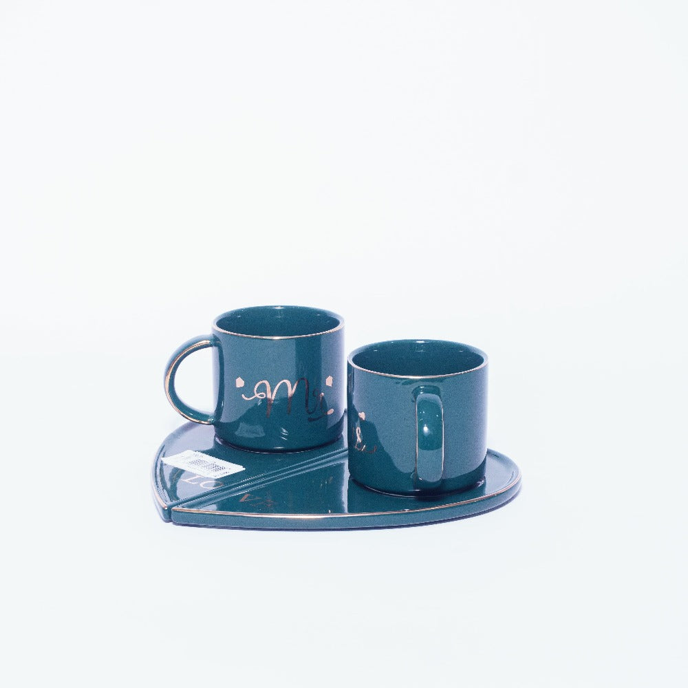 Set of Fancy Mugs with Saucers: Elevate Your Sipping Experience