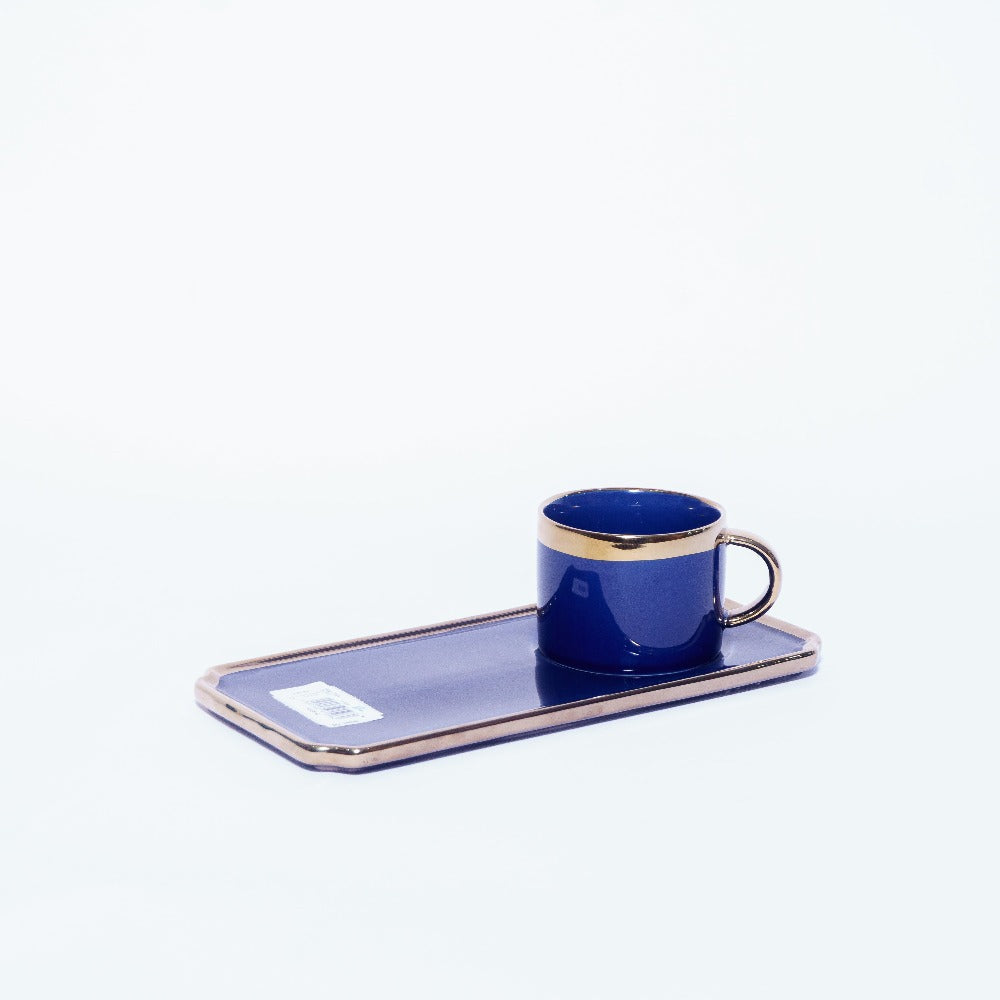 Chini Mug with Extended Saucer: Sip in Style and Elegance