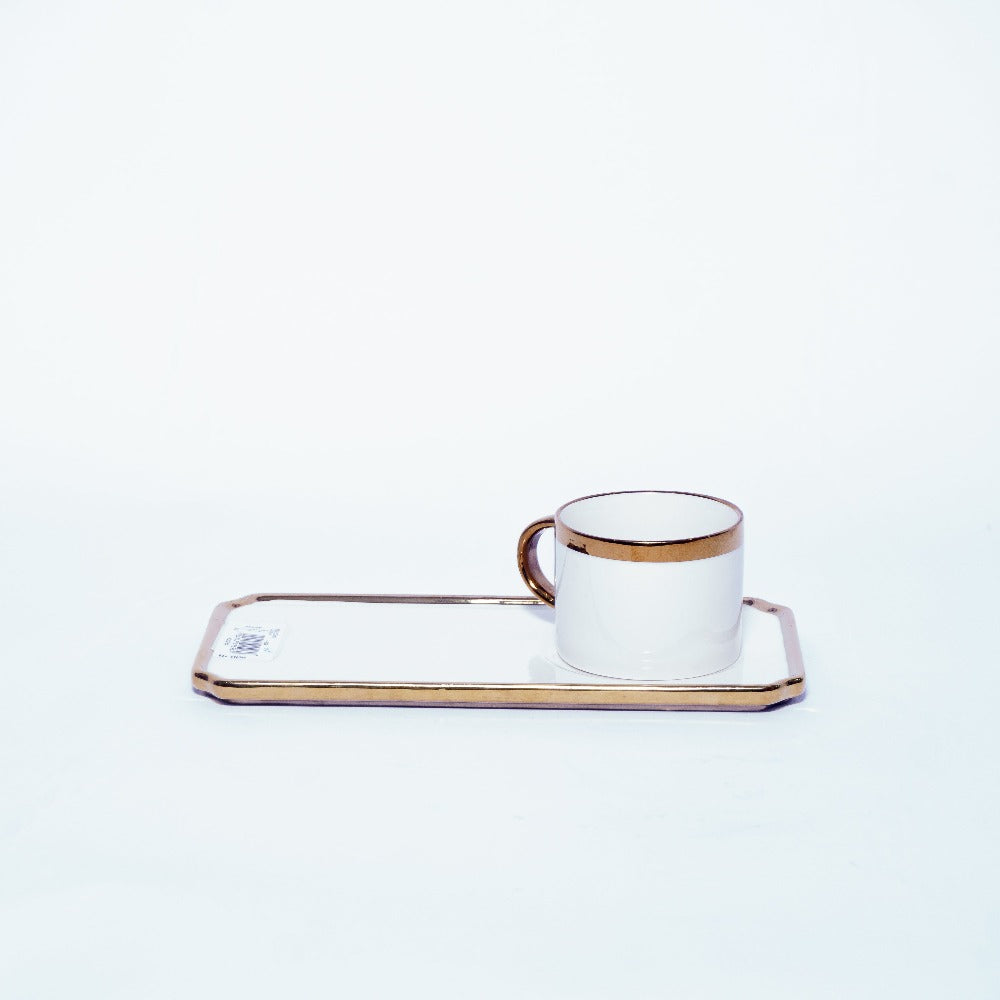 Chini Mug with Extended Saucer: Sip in Style and Elegance