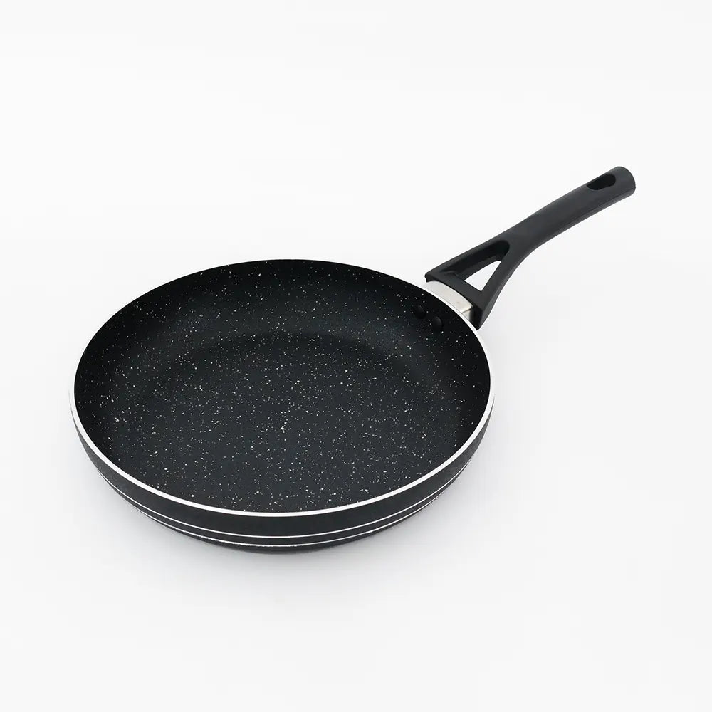 Domestic Non-Stick Frying Pan with Glass Lid