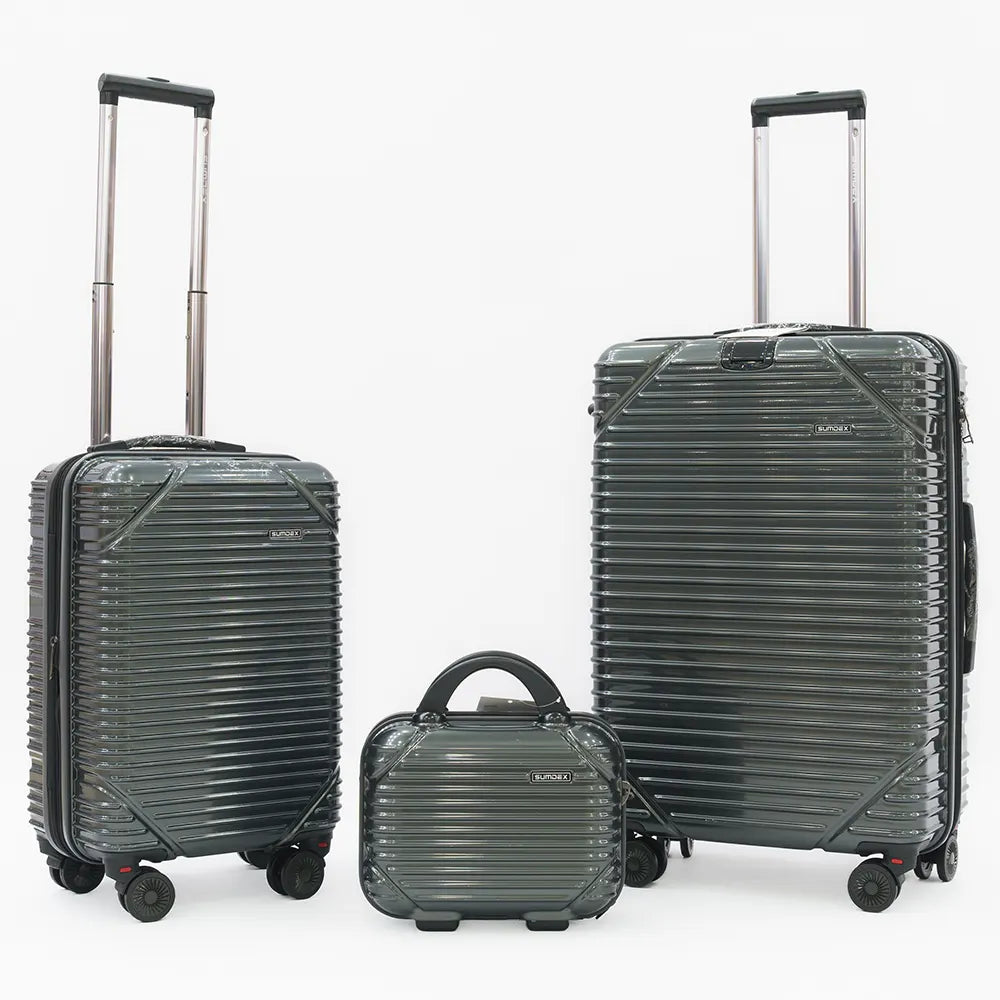 Sumdex Gray: IT Luggages Travel Trolley Bag