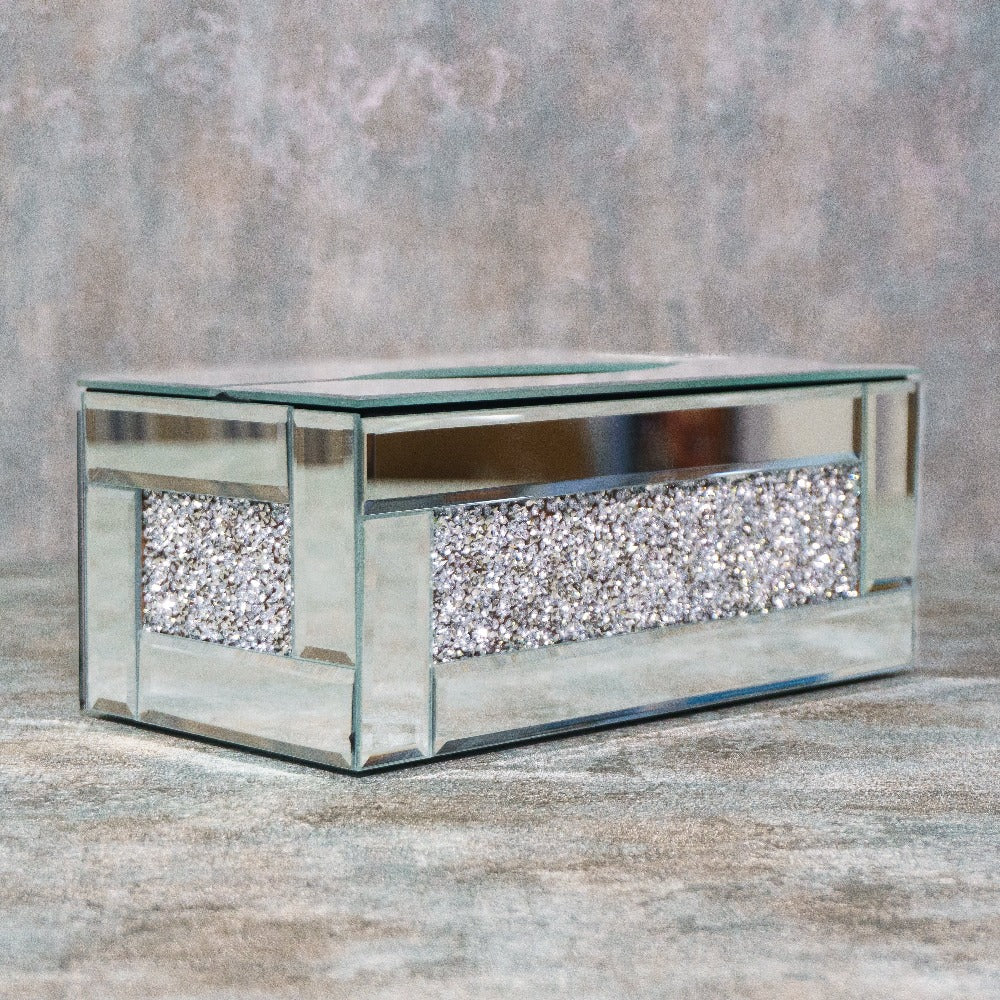 Chic Glass Charm: The Ultimate Decorative Box to Showcase Your Makeup Mastery