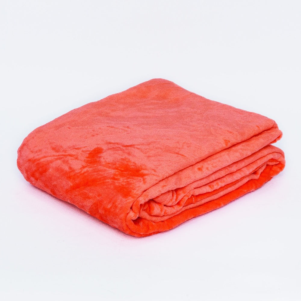 Serenity in Simplicity: BM Collection Simple Luxury Fleece Throw Blanket (200x240)