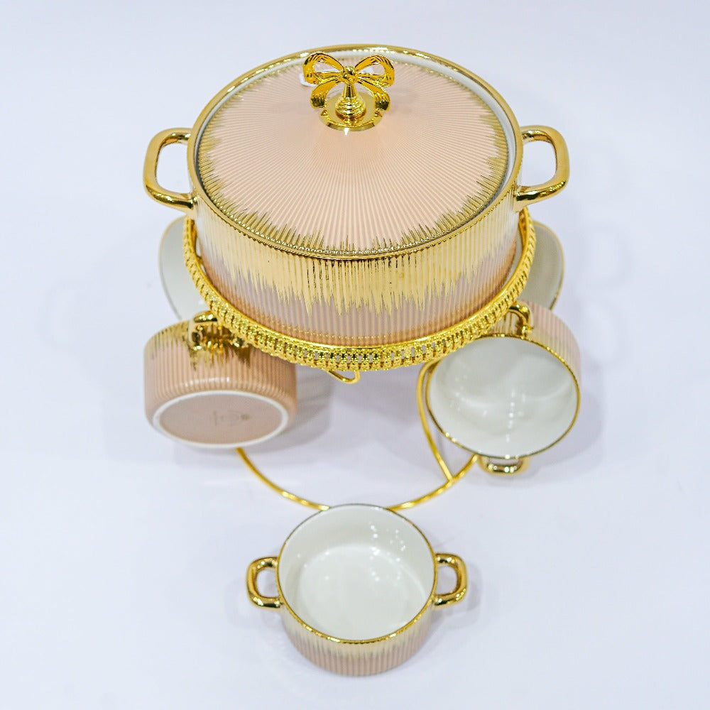 Royal Hamilton 6-Person Soup Set: High-Quality China Clay Elegance