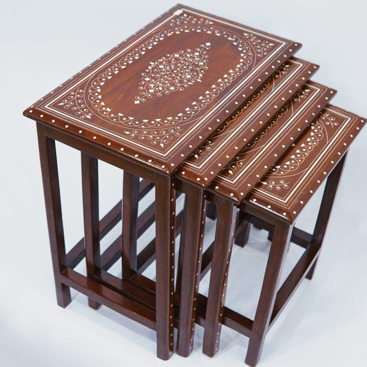 Classic Style Wooden Table Set: Attractive and Unique Design