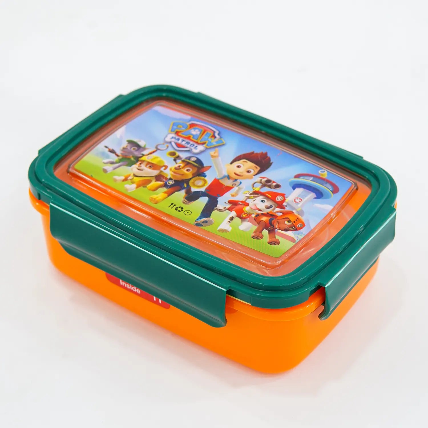 School Days Combo: High-Quality Food-Grade Plastic Lunch Box with Spoon and Bonus Snack Box