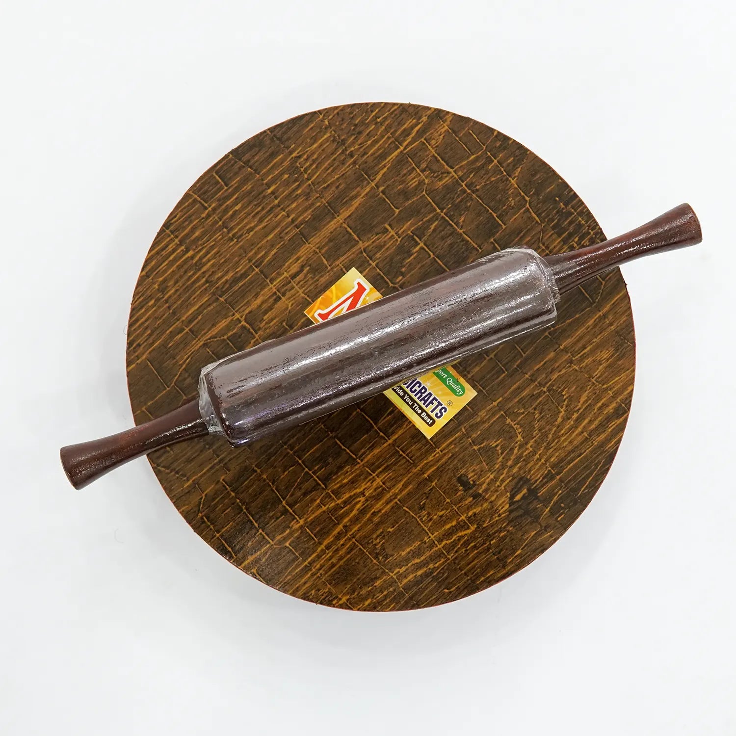 Handcrafted Wooden Rolling Pin and Plate Duo: Elevate Your Baking Experience with Style and Functionality!