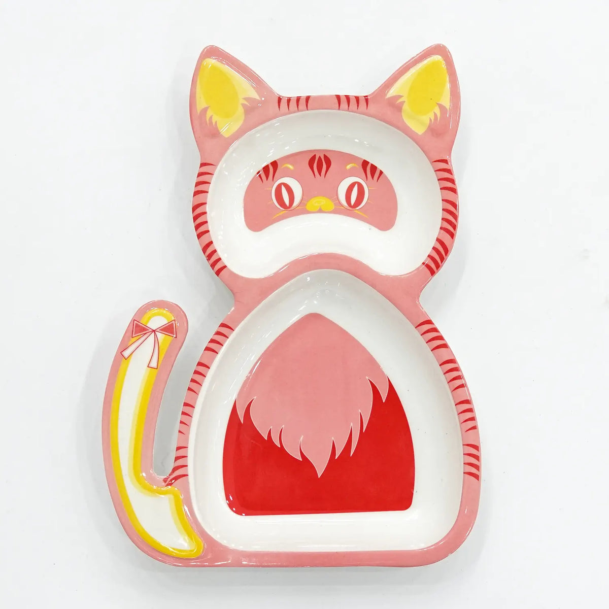 Cat Design High-Quality Melamine Dish: Infuse Charm and Durability into Your Dining Décor!