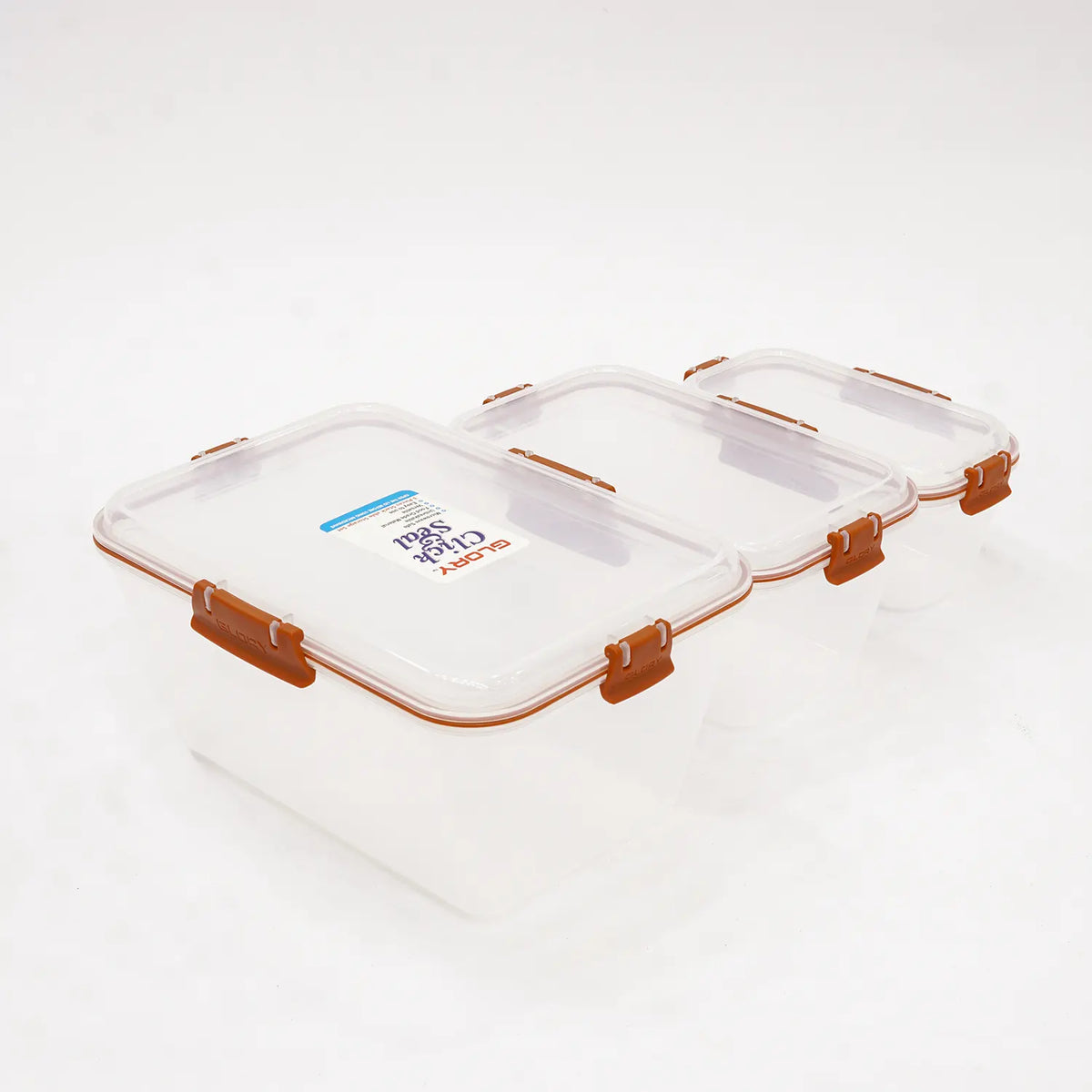 Essential Trio: Eco-Friendly Plastic Food Storage Set of 3 Boxes for Seamless Kitchen Organization