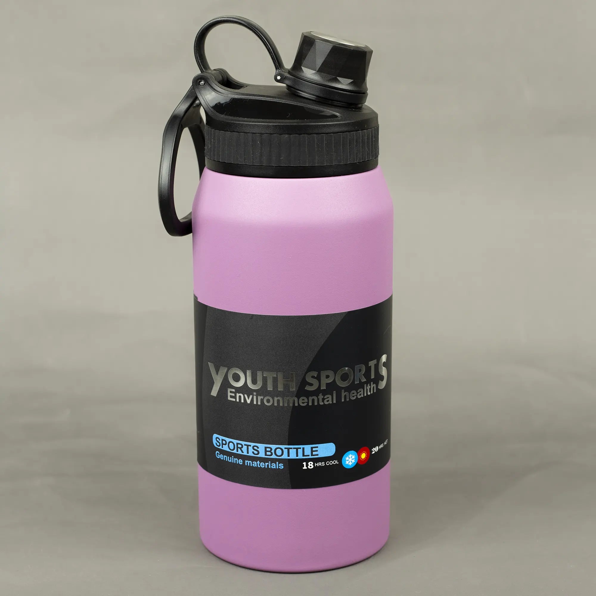 Youth Sports Insulated Water Bottle - 18 Hours Cool-600ml