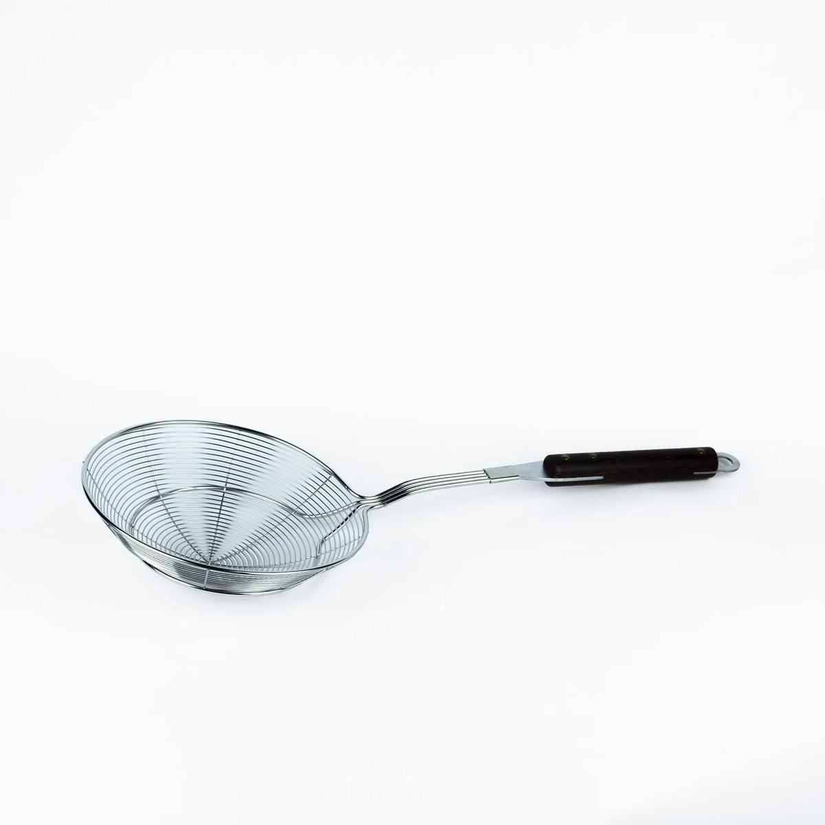 Stainless Steel Spider Skimmer Strainer with Wooden Handle | Best Crockery