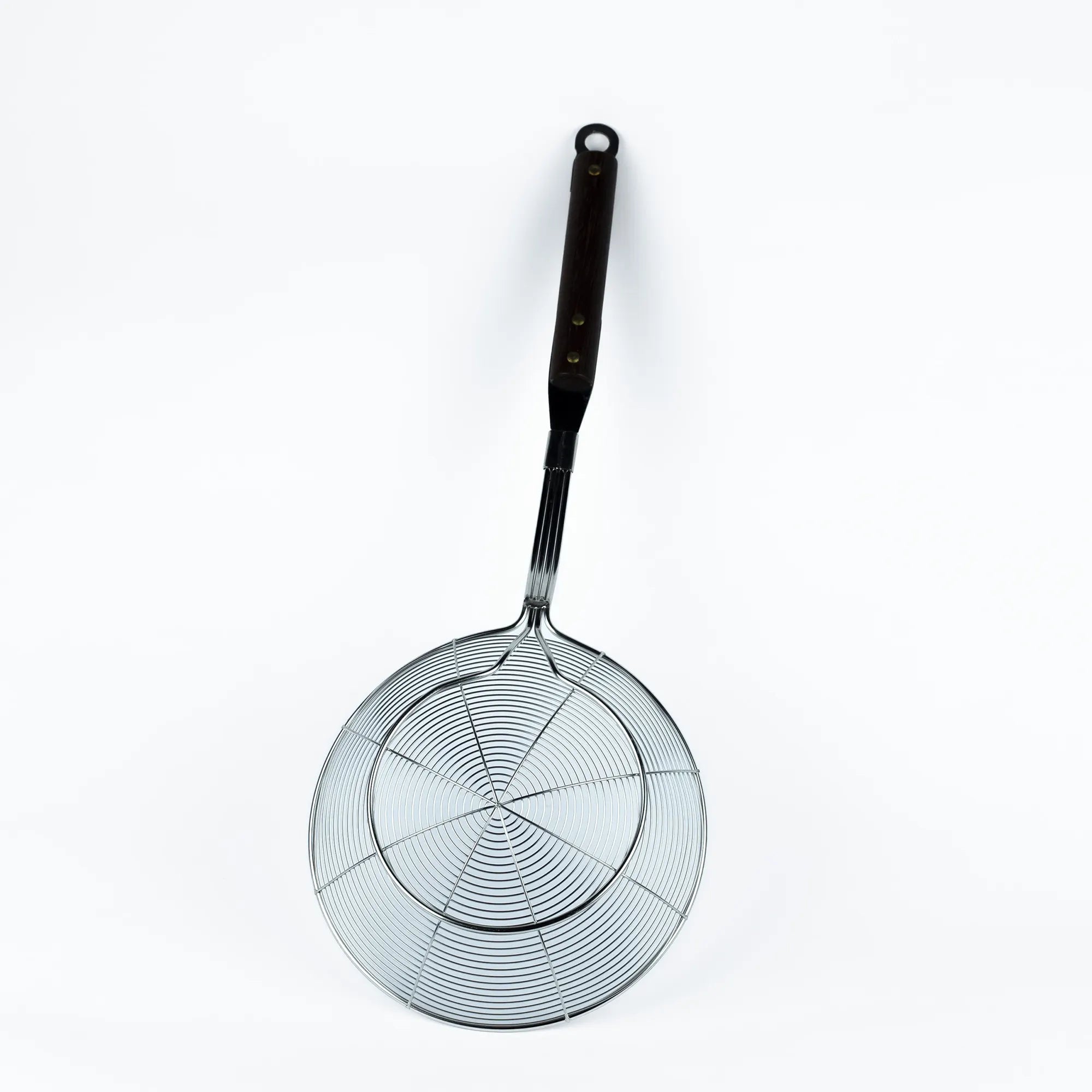 Stainless Steel Spider Skimmer Strainer with Wooden Handle | Best Crockery