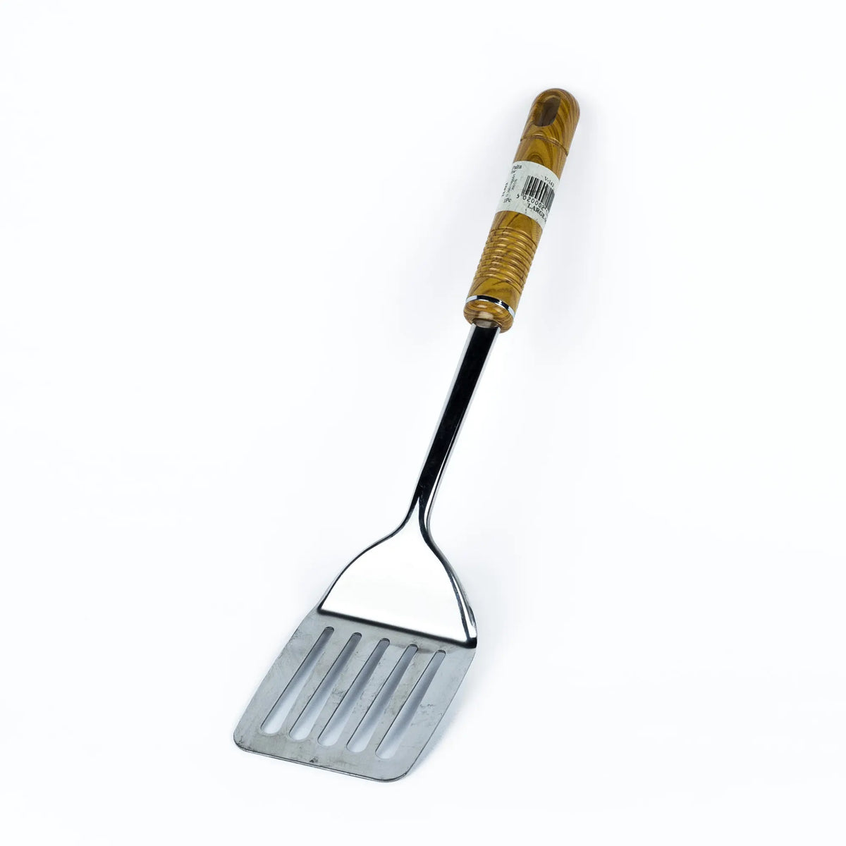 Stainless Steel Slotted Spatula with Rattan-Style Handle | Best Crockery