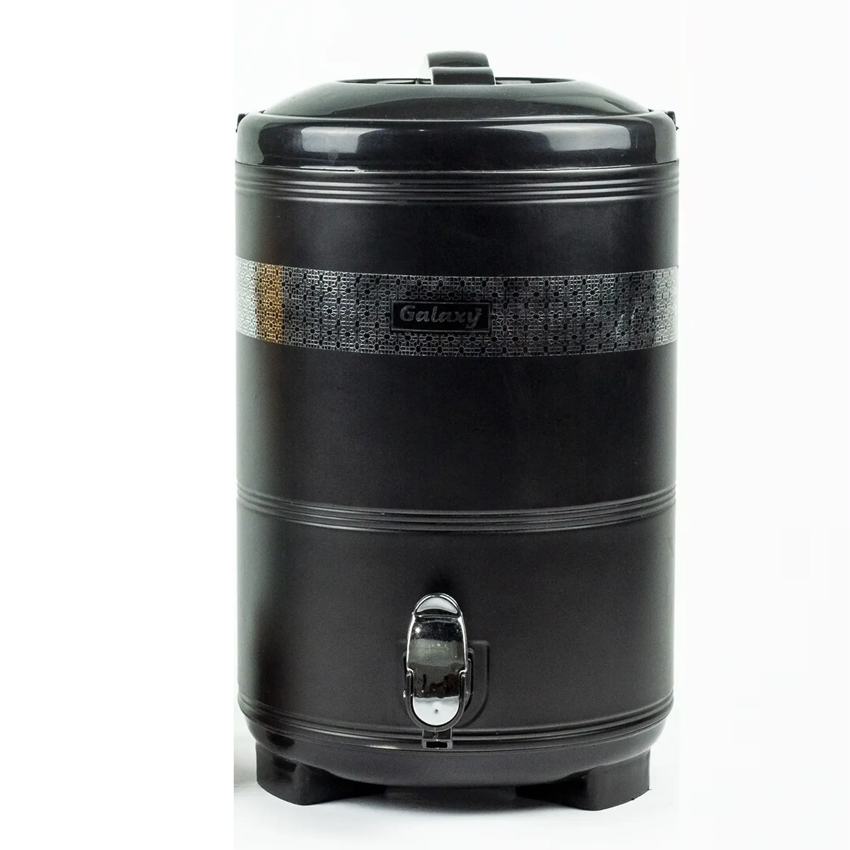 Galaxy Brand Black Insulated Water Cooler - 12L Capacity for Hot & Cold Drinks