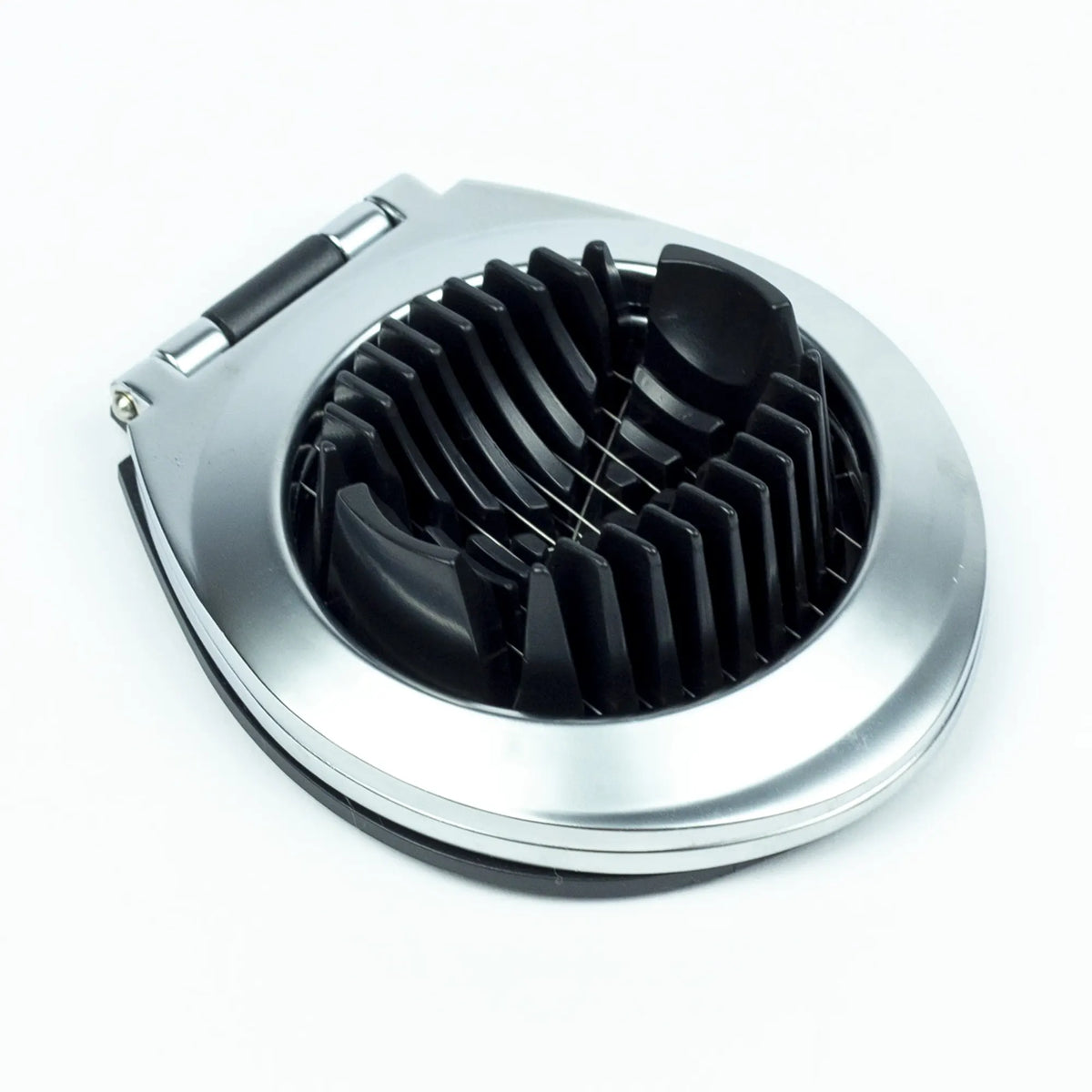 2-in-1 Multifunctional Hard-Boiled Egg Slicer & Wedger - Stainless Steel & ABS Plastic