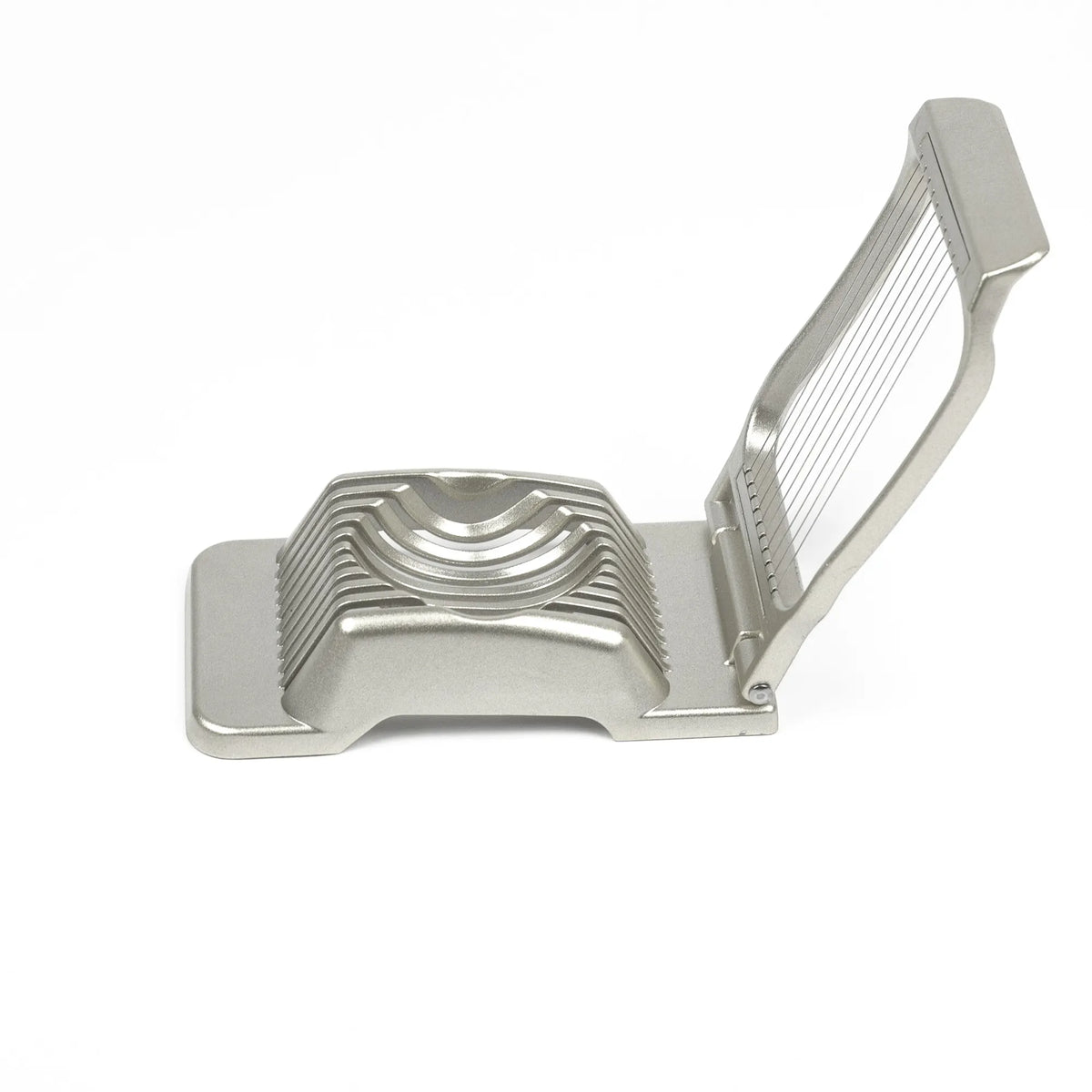 Durable Stainless Steel Wire Egg Slicer - Manual Hard-Boiled Egg Cutter for Uniform Slices & Wedges | Best Crockery