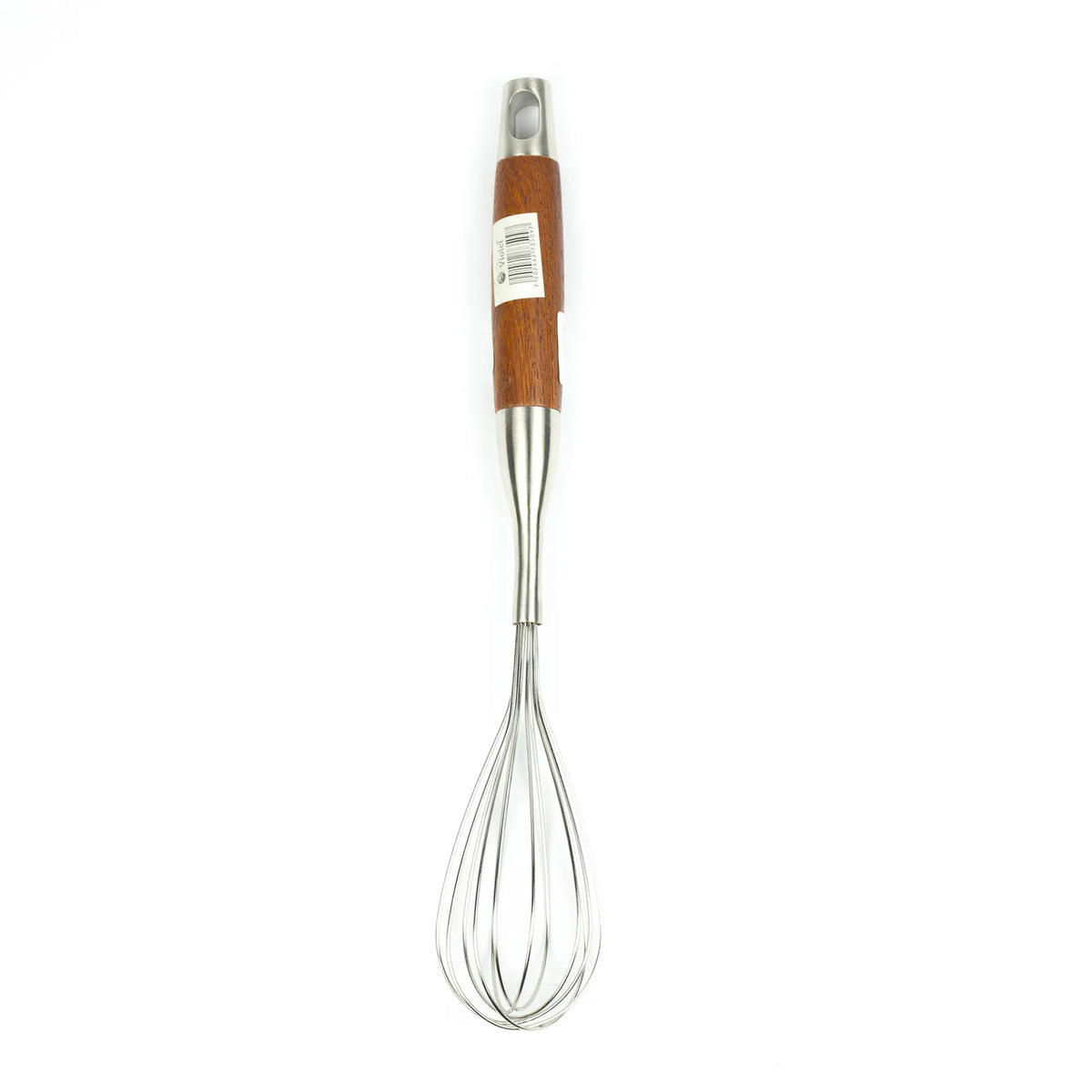 Stainless Steel Balloon Whisk with Ergonomic Wooden Handle - Essential Kitchen Beater for Baking & Cooking | Best Crockery