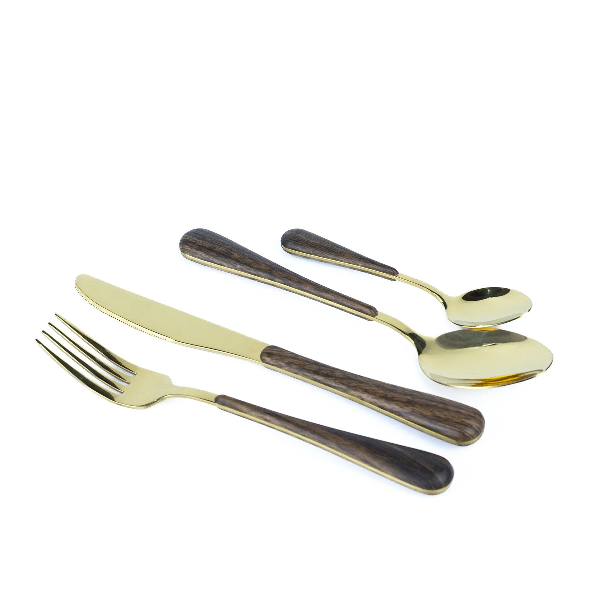 Set of 6 Stainless Steel Dessert / Tea Spoons - Polished Finish & Attractive Design