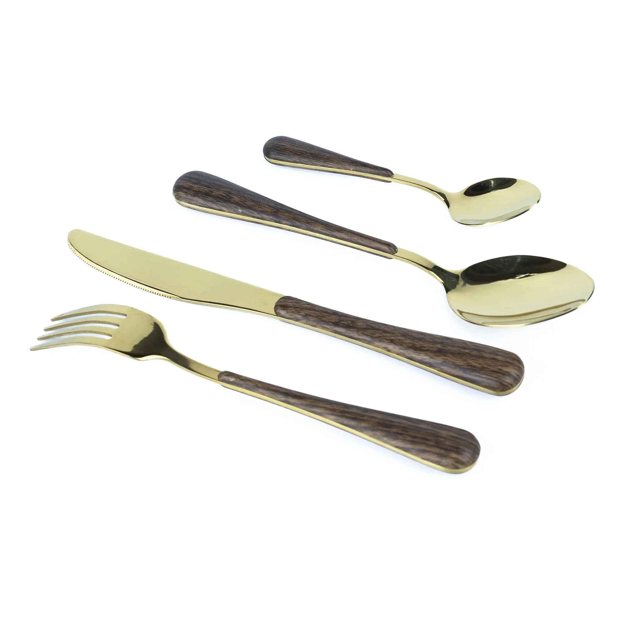 Set of 6 Stainless Steel Dessert / Tea Spoons - Polished Finish & Attractive Design
