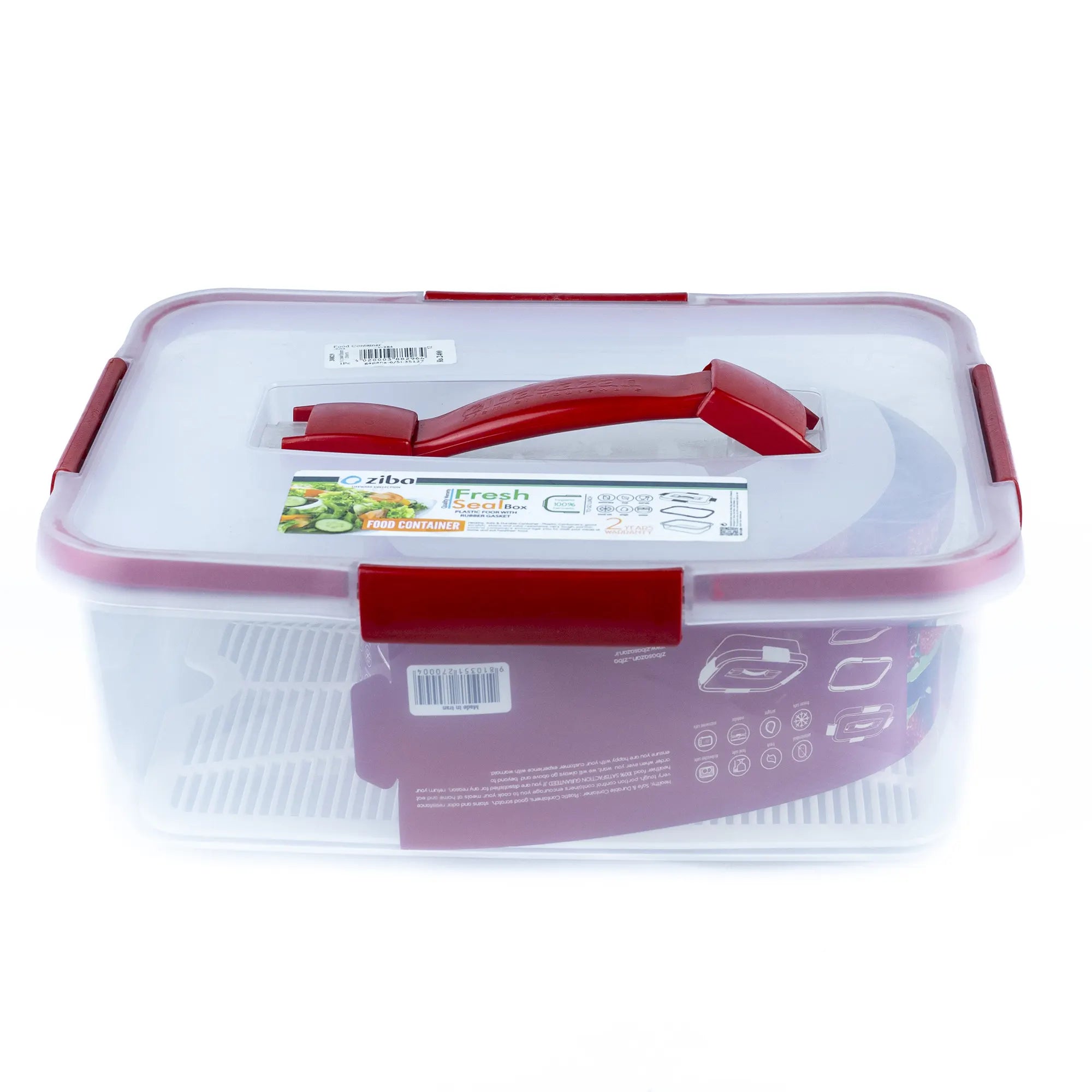 Ozibo Fresh Seal Food Container with Handle - Portable & Airtight Storage Box