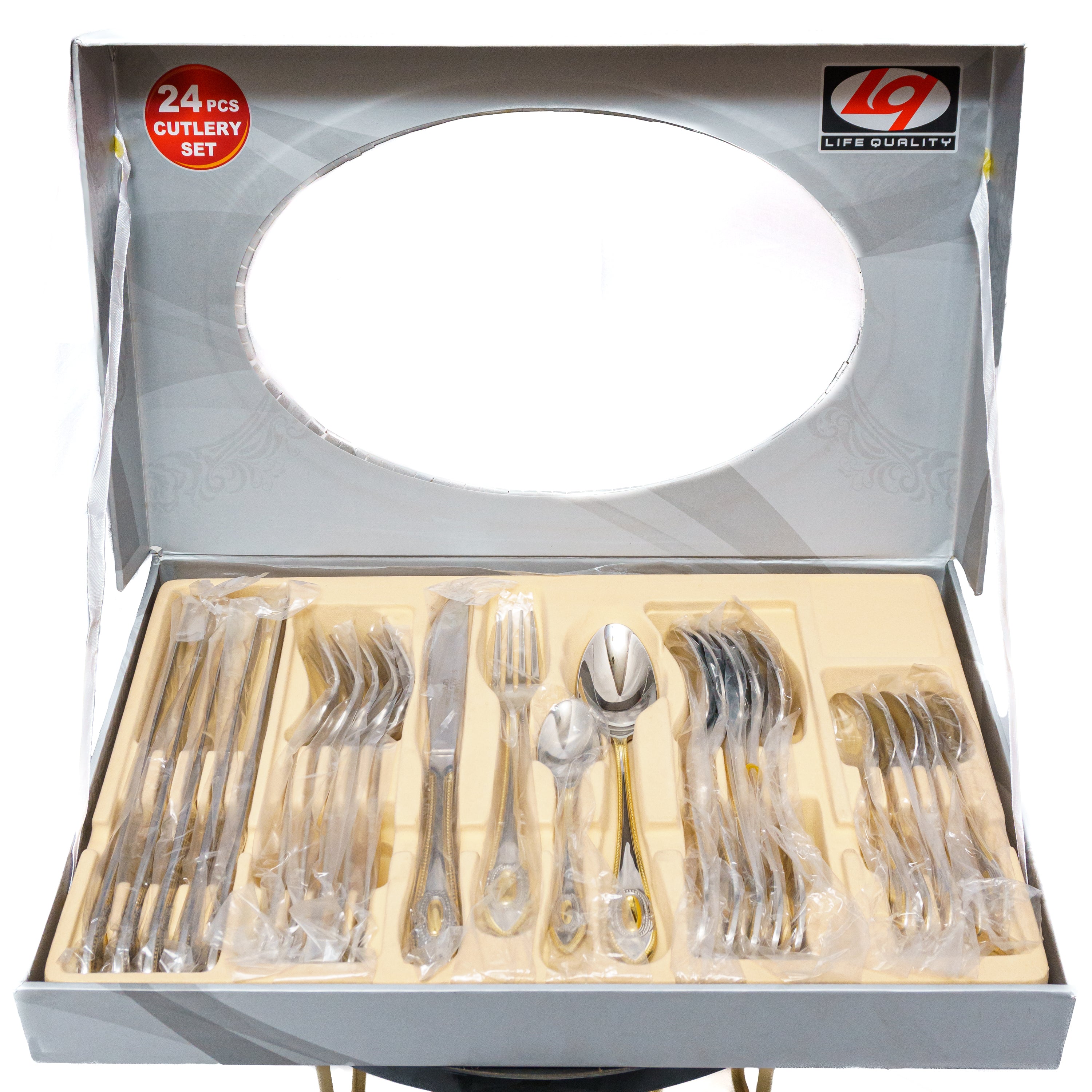Elegance Redefined: LQ Life 24-Piece Cutlery Set for Exquisite Dining