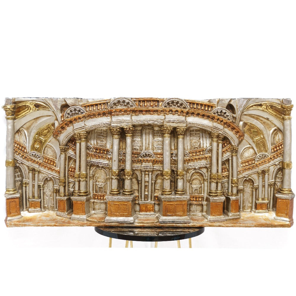 Italian Era Building Scenery Decoration: Exquisite Fiber Barce Craftsmanship